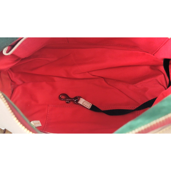 Dooney & Bourke Florentine Leather Tassel Shoulder Bag Natural Tan Hobo Purse - Picture 13 of 13